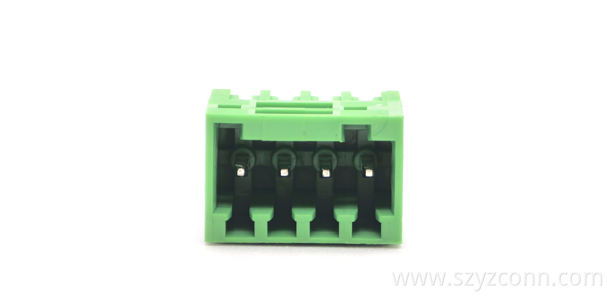 2.54mm Pitch Pluggable Terminal Blocks Male 1*4P 2.54mm Pitch Pluggable Terminal Blocks Male 1*4P